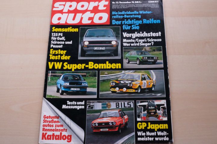 Deckblatt Sport Auto (12/1976)